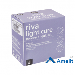 Склоіономерний полімер Riva Light Cure, колір А3 (SDI Limited), набір 15 г + 7.2 мл